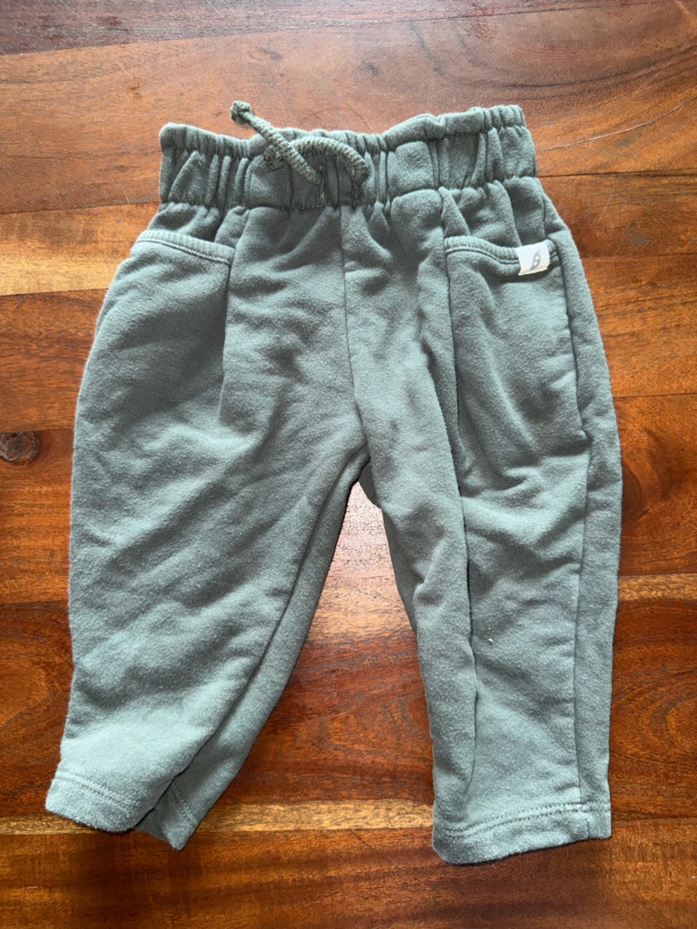 Kids Fleece Joggers in Slate‎ Teal